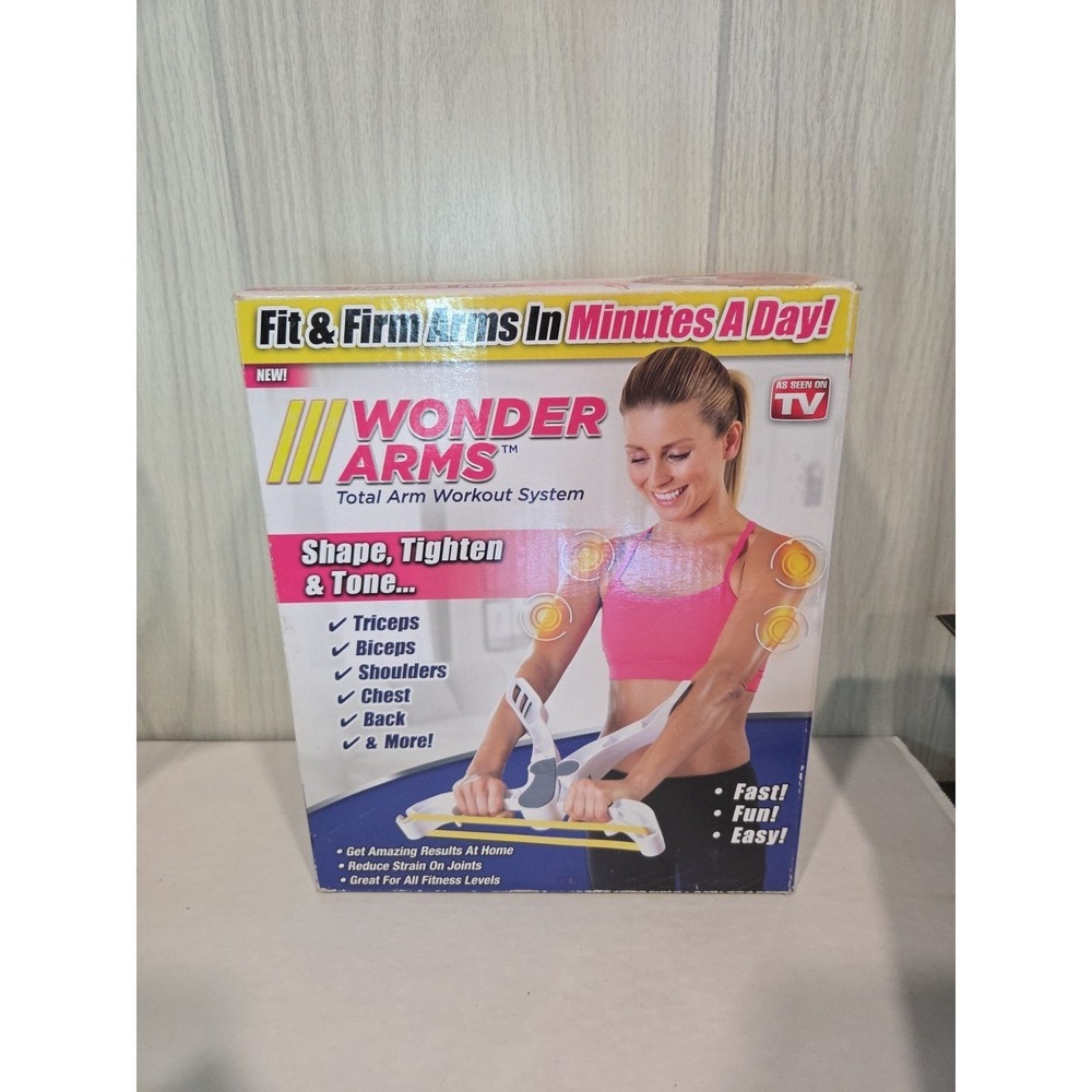 Wonder Arms Total Workout System Training Resistance Bands Ontel New Open Box